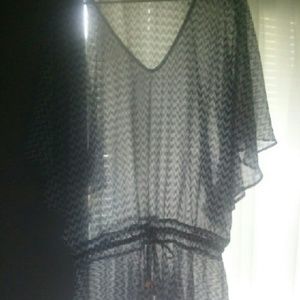 Stunning sheer chevron tunic Stunning sheer chevron tunic