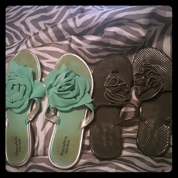 2 pair sandles