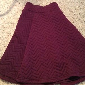 purple skater skirt
