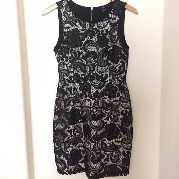 H&M Black Lace Dress