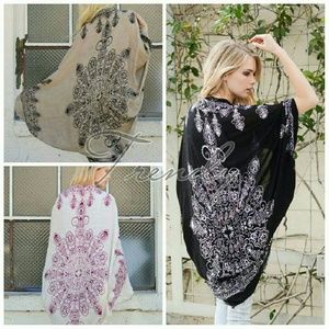Mandala Kimono Scarf.