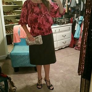 Covington bouise, casual corner brand skirt