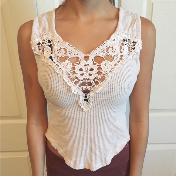 Free People Lace Top