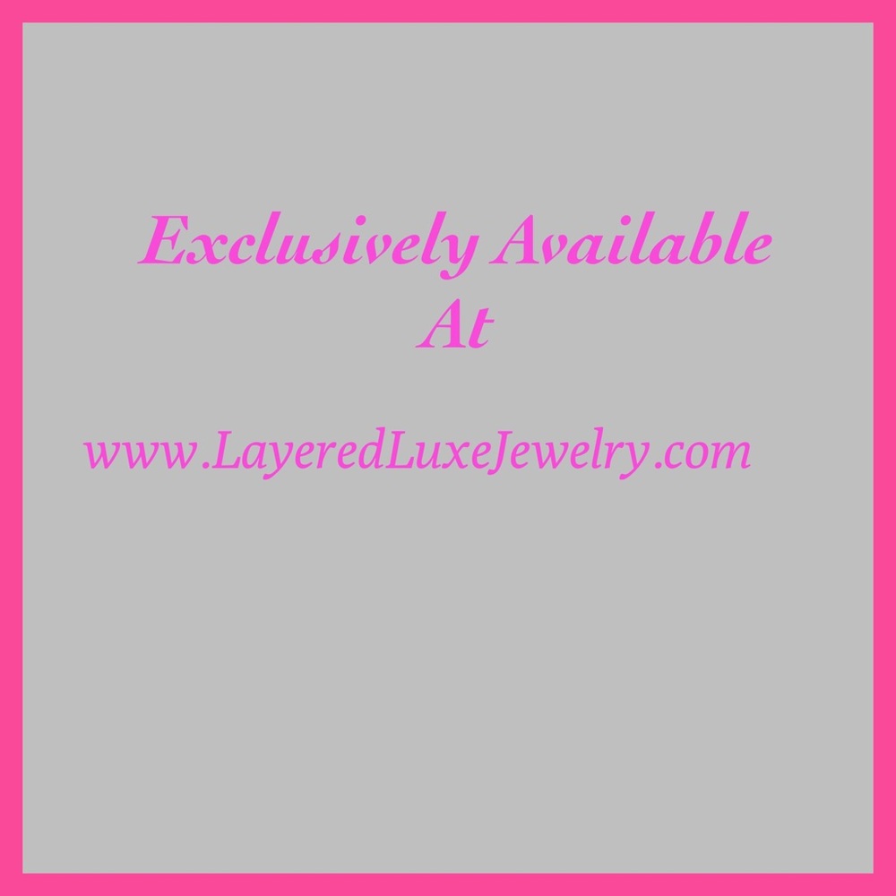 Dainty 3 Layer Gold Bar Circle Pendant Necklace (D - Picture 4 of 4