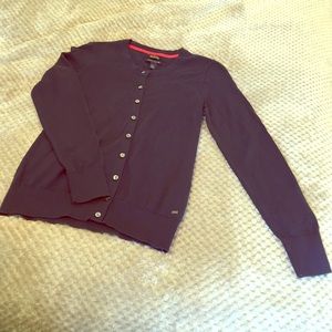 Small Tommy Hilfiger cardigan in navy