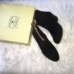 Lucky Brand Tablita Black/Oiled Suede