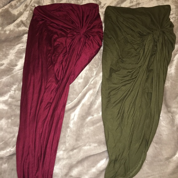 body con asymmetrical skirts