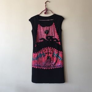 Balenciaga silk embellished luxury dress