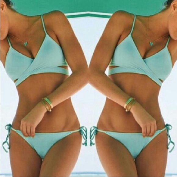 Light teal bikini