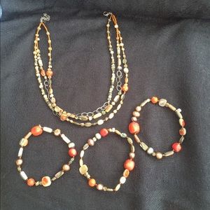 Silpada bracelet and necklace set
