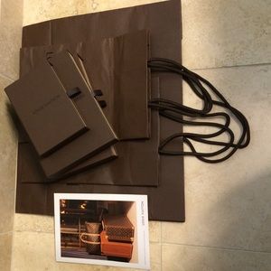 Louis Vuitton 3- Boxes 3- Bags & Receipt Holder