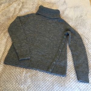 Gray Tommy Hilfiger turtleneck sweater