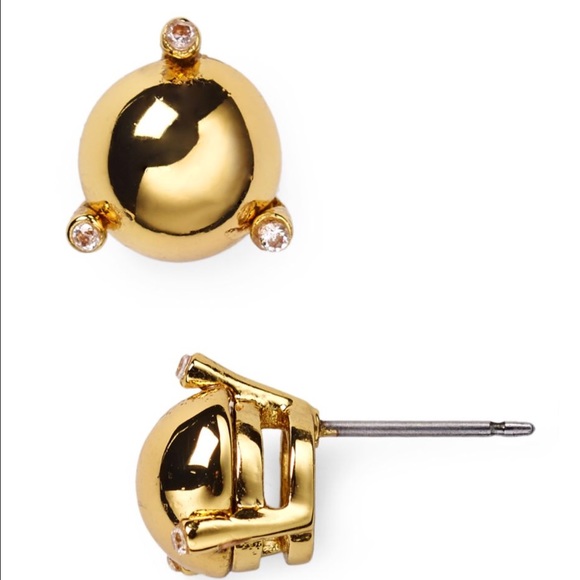 KATE SPADE GOLD EARRINGS - LOOKING FOR IT! - Picture 1 of 1