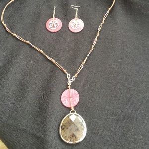 Silpada necklace and earring set