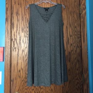 Grey tank top dress