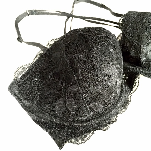 Victoria's Secret PINK 32D Black Convertible Bra