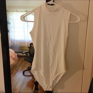 F21 WHITE BODYSUIT