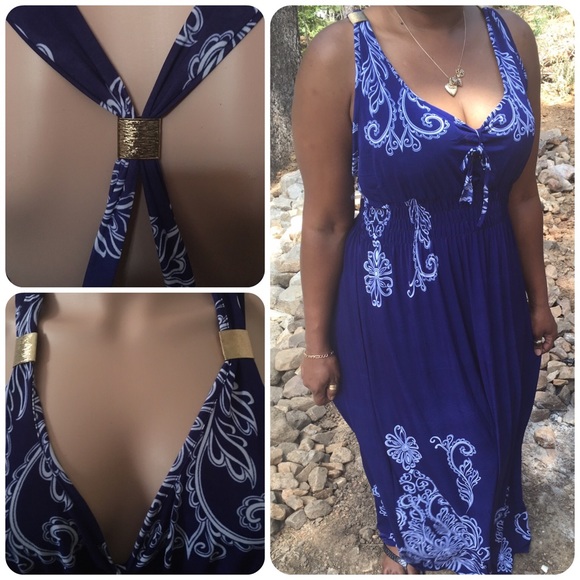 π Royal Blue Dress π - Picture 2 of 2