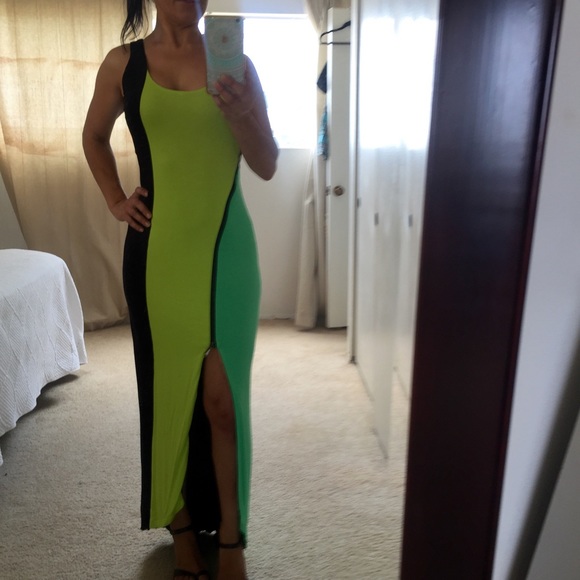 bebe Dresses & Skirts - Bebe Maxi asymmetrical dress