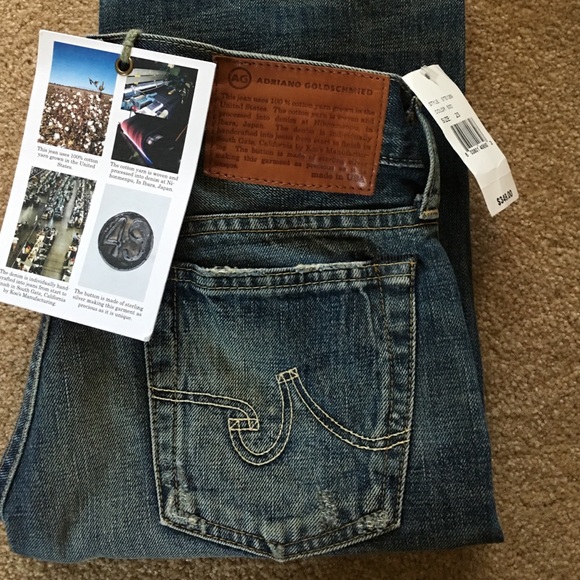 ADRIANO GOLDSCHMIED DEMIN WHITEWASH JEANS