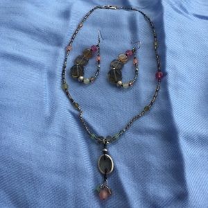 Silpada earring and necklace set