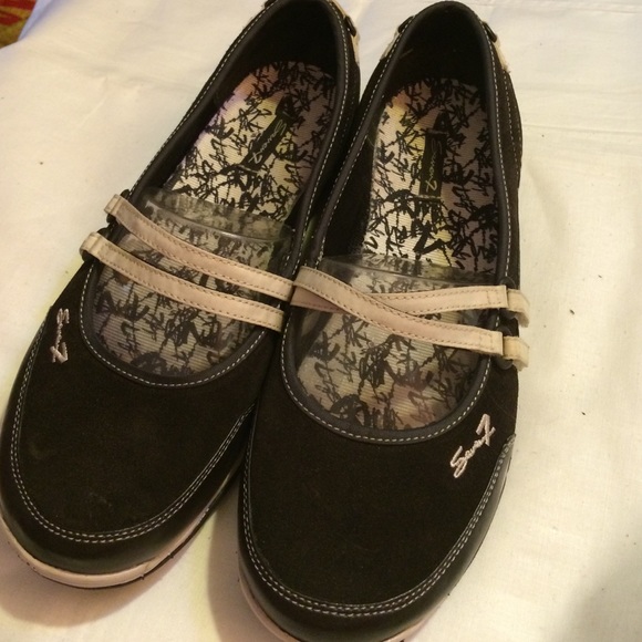 Seven7 "Saturday" Athletic Flat Leather Dark Brown Mary Janes Shoes Sz 8, used - Picture 7 of 12
