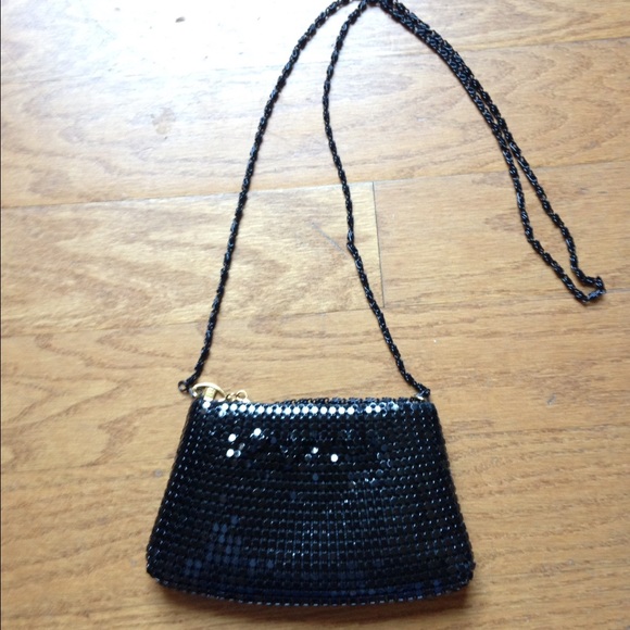 Small black clutch purse