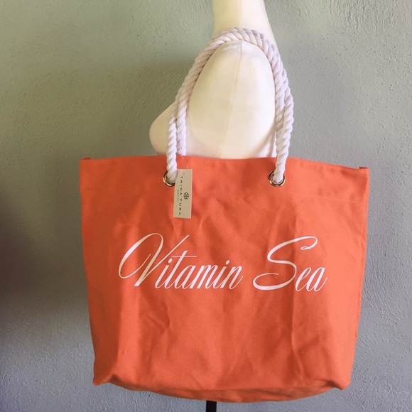 Trina Turk Canvas Beach Tote