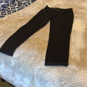 Black Calvin Klein skinny crop pants