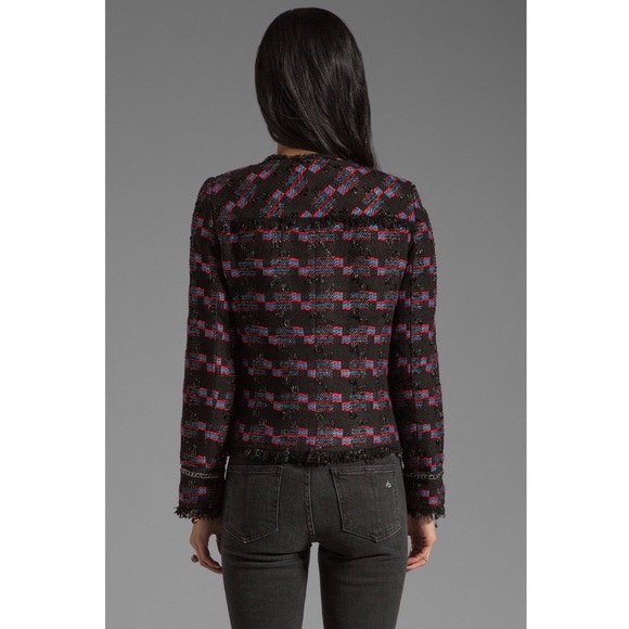 Trina Turk Secret Agent Kings Road Tweed Jacket - Picture 3 of 8