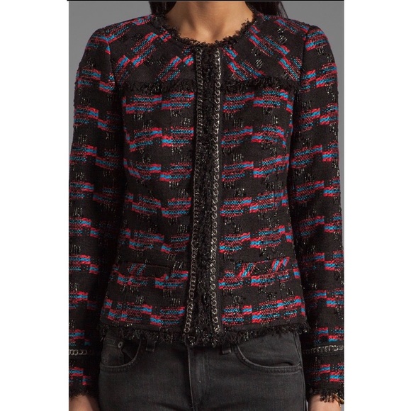 Trina Turk Secret Agent Kings Road Tweed Jacket - Picture 4 of 8