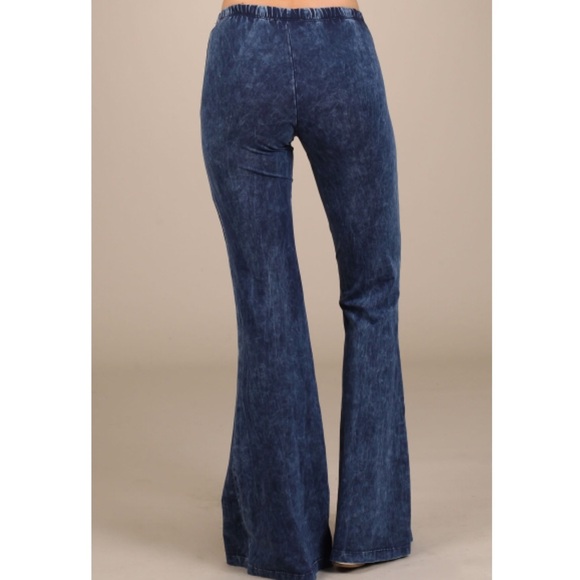 🆕ELIANA boho bell pants - BLUE - Picture 2 of 4