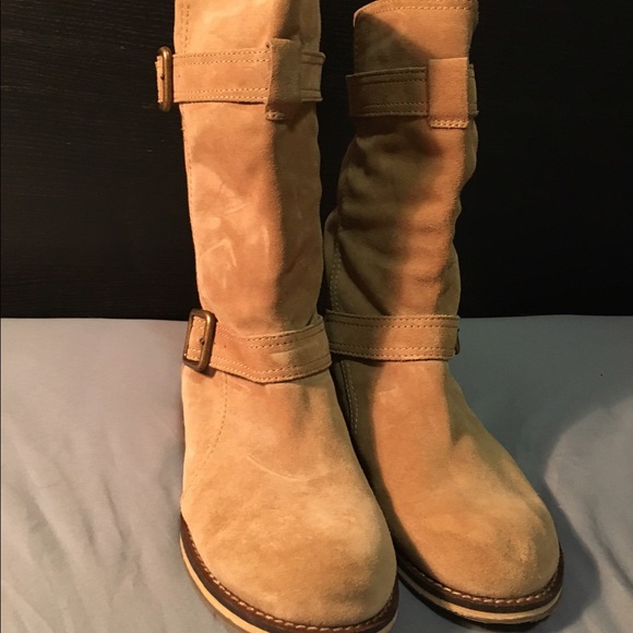 Kenneth Cole Reaction Suede Riding Boots - Picture 4 of 4