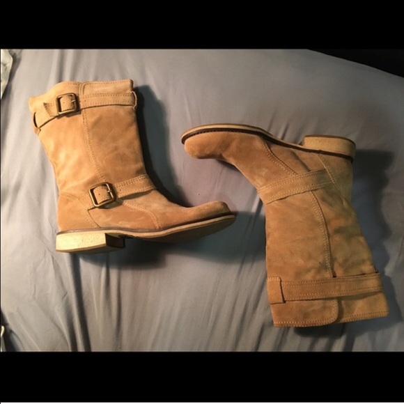 Kenneth Cole Reaction Suede Riding Boots - Picture 2 of 4