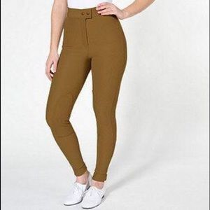 American Apparel Safari Brown Riding Pants