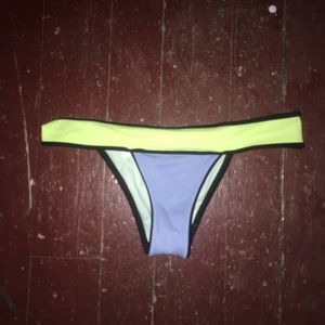 Victoria's Secret Color block bikini bottoms