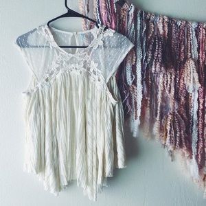 Free People lace top
