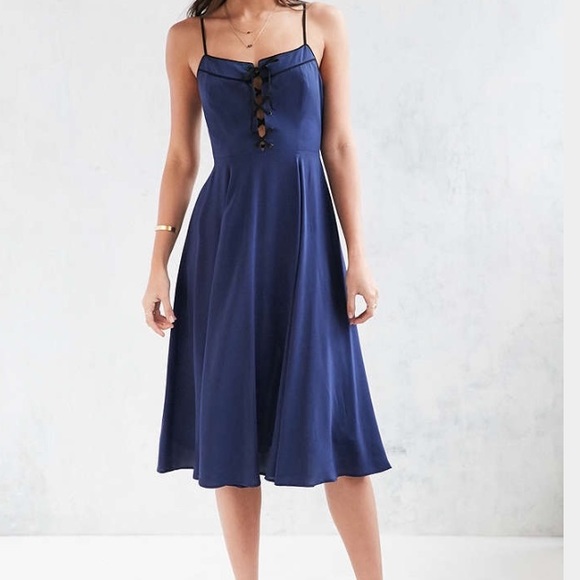 Cooperative navy Lace up Dress size 0