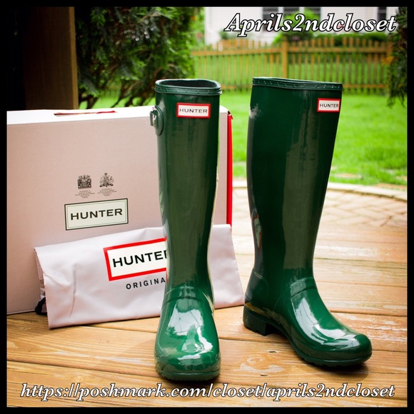 HUNTER ORIGINAL TALL RAIN BOOTS - Picture 3 of 4