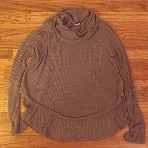 Purple free people turtle neck