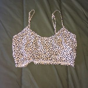 Leopard Print Crop Top