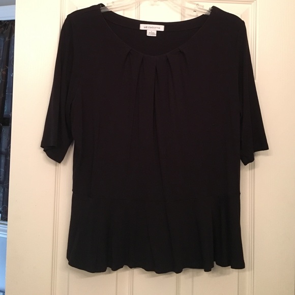 Liz Claiborne peplum top size L - Picture 1 of 2