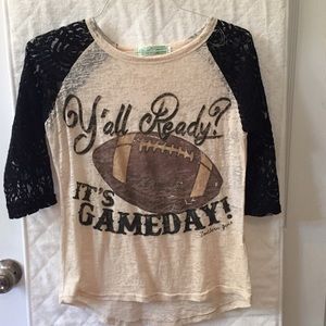 Football Gameday 3/4 Sleeve tee