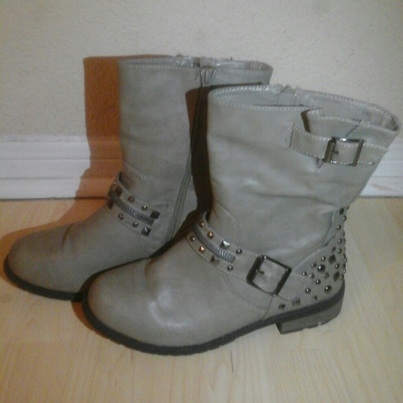 Studded ankle boots