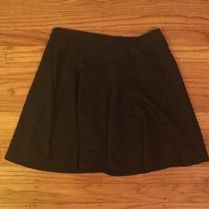 Black skirt with detailing