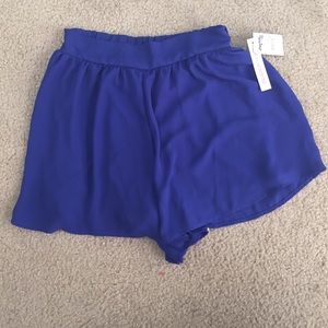 Blue shorts