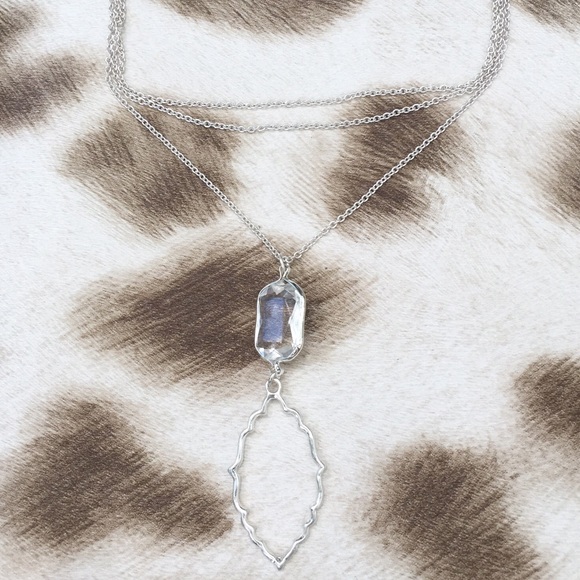 Silver Quatrefoil Necklace
