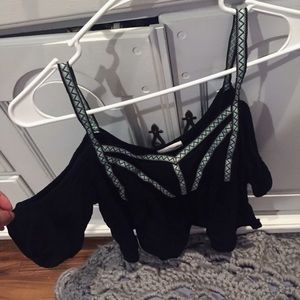 Cute black boho shirt