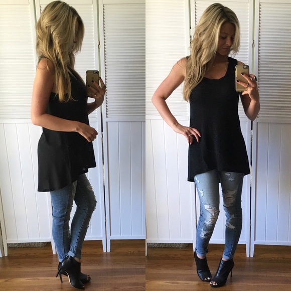 SOLD OUT•Black Swing Tank - Picture 3 of 4
