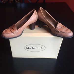Michelle D school girl shoes (cinnamon)